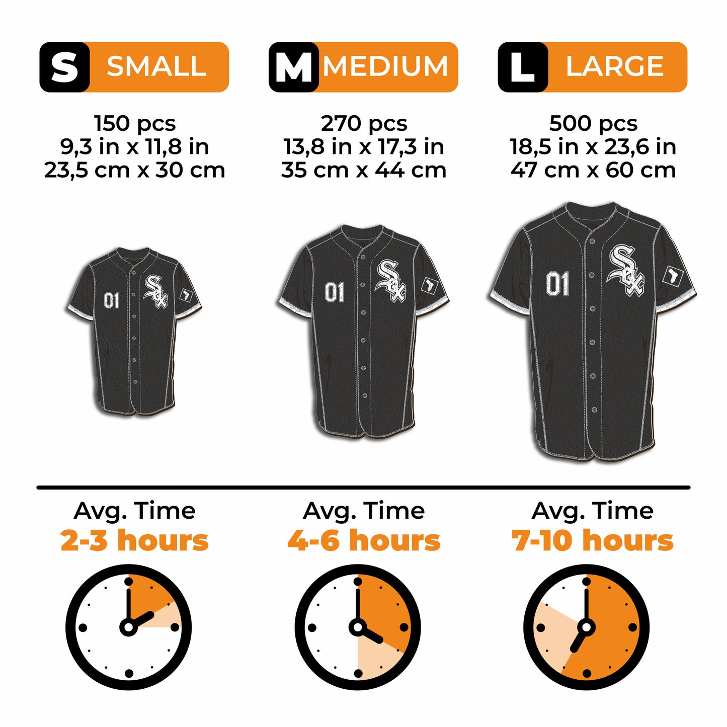 Chicago White Sox™ Jersey Wooden Puzzle