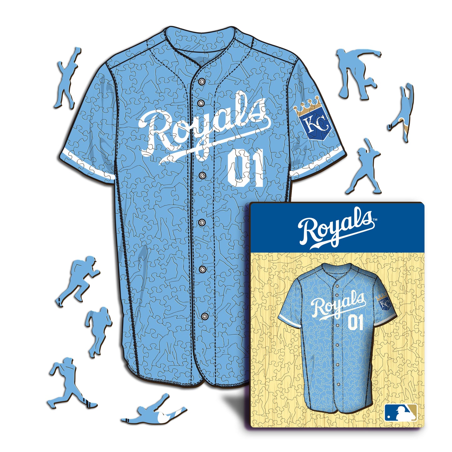 Kansas City Royals™ Jersey Wooden Puzzle