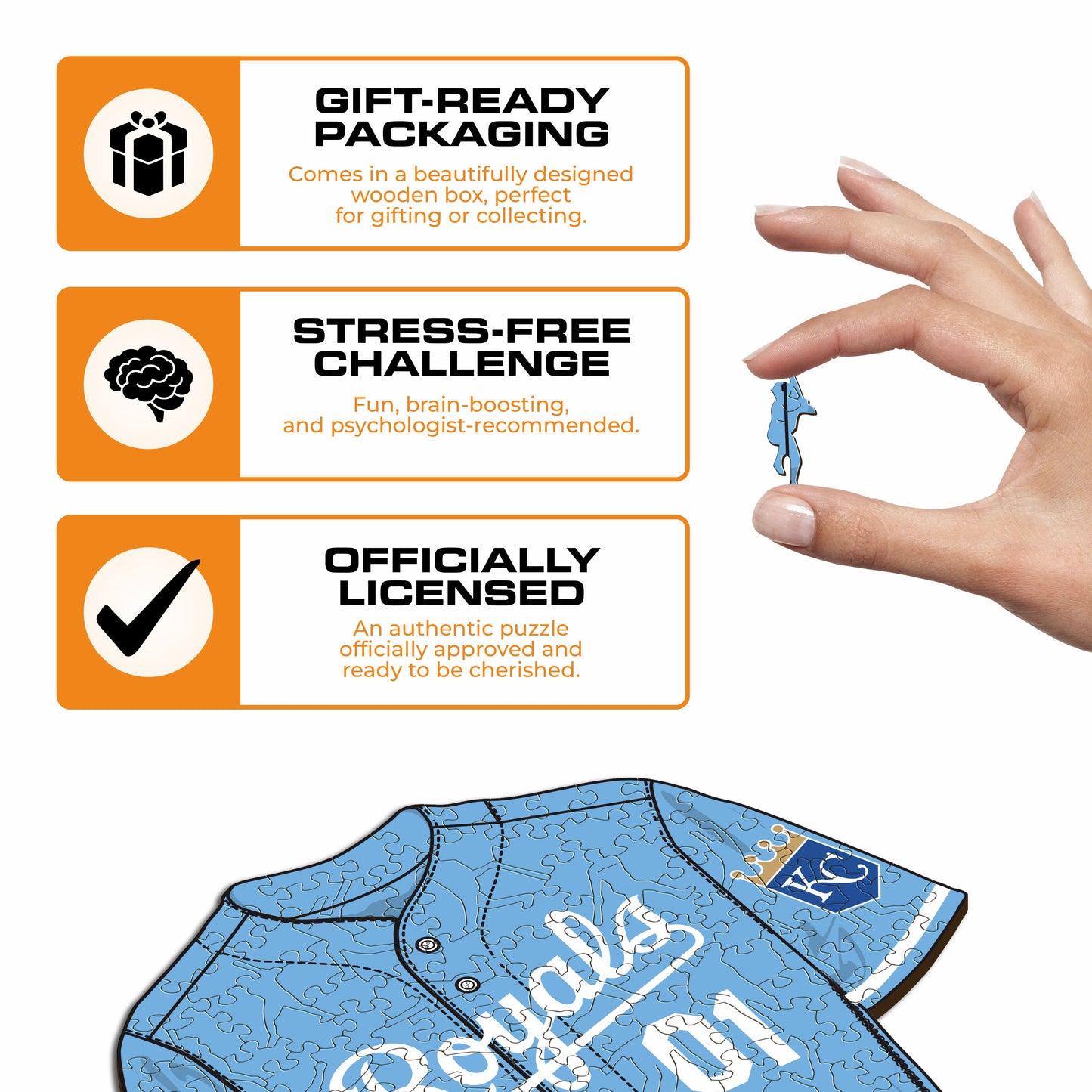 Kansas City Royals™ Jersey Wooden Puzzle