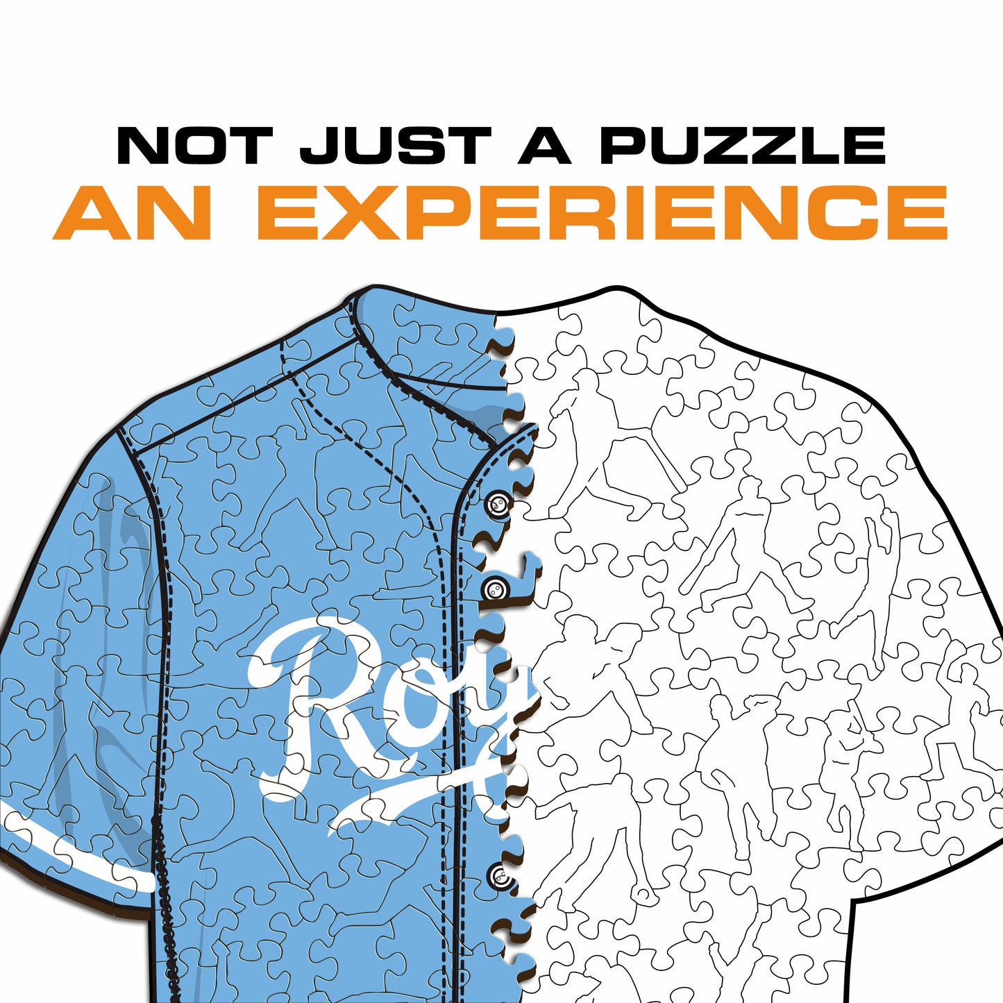 Kansas City Royals™ Jersey Wooden Puzzle