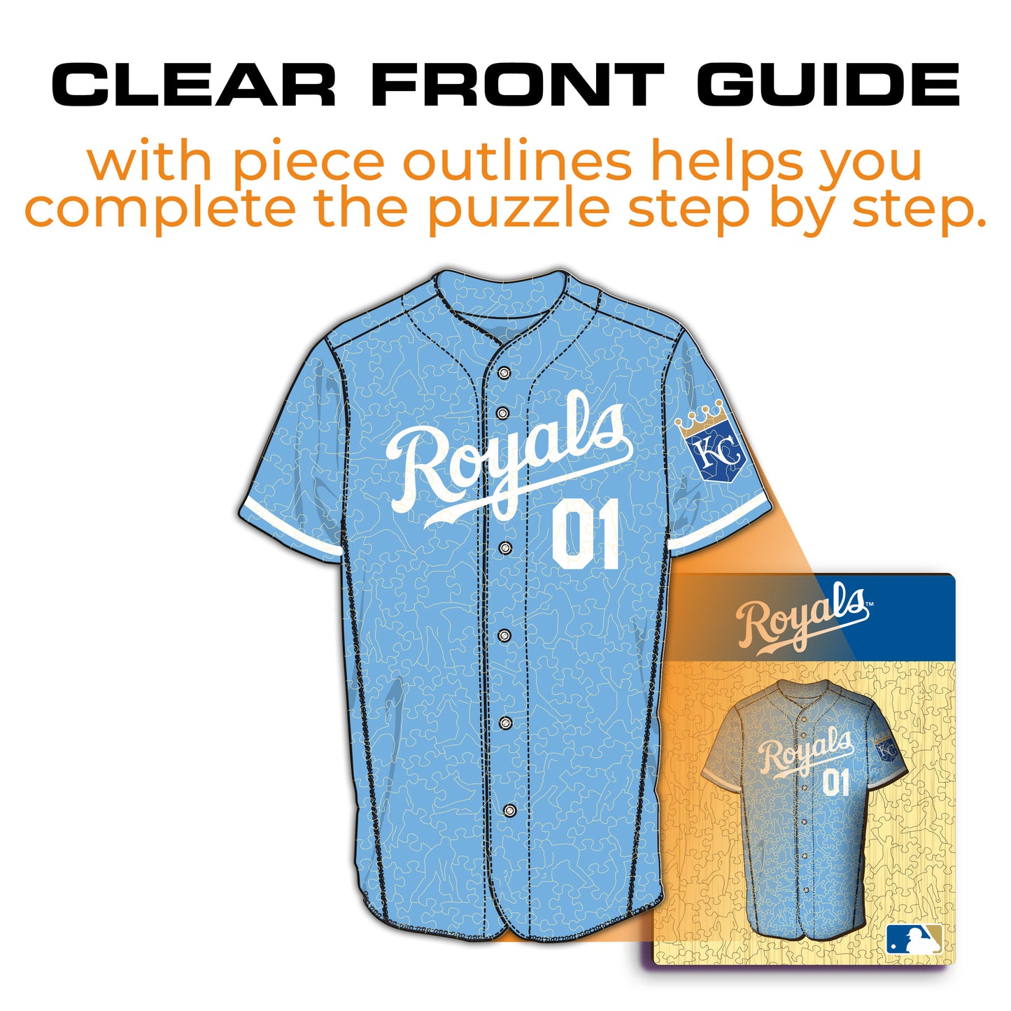 Kansas City Royals™ Jersey Wooden Puzzle
