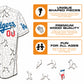 Los Angeles Dodgers™ - Quebra-cabeça de madeira 