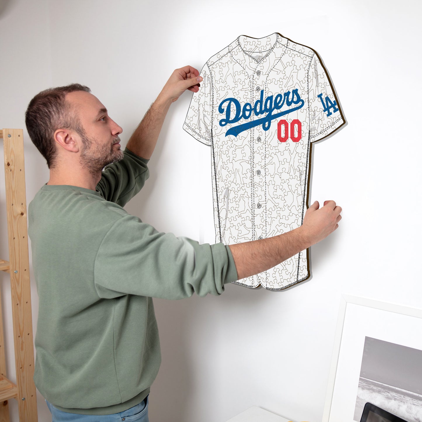 Los Angeles Dodgers™ - Quebra-cabeça de madeira 