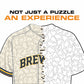 Milwaukee Brewers™ Jersey Wooden Puzzle