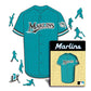 Miami Marlins™ Jersey Wooden Puzzle