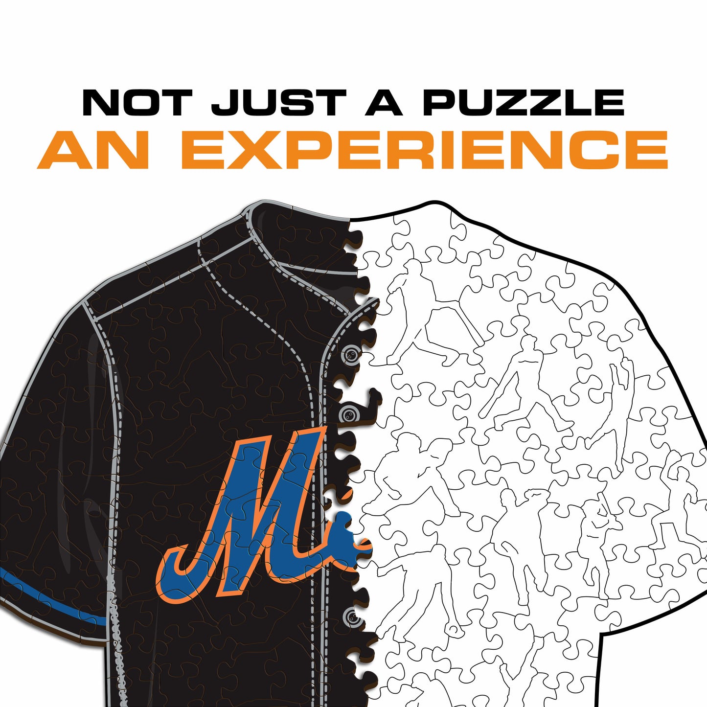 New York Mets™ Jersey Wooden Puzzle