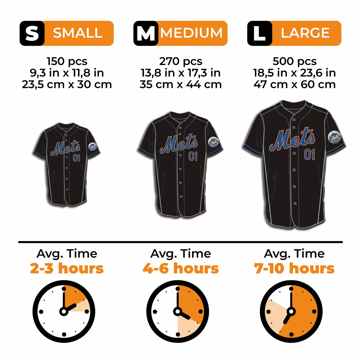 New York Mets™ Jersey Wooden Puzzle