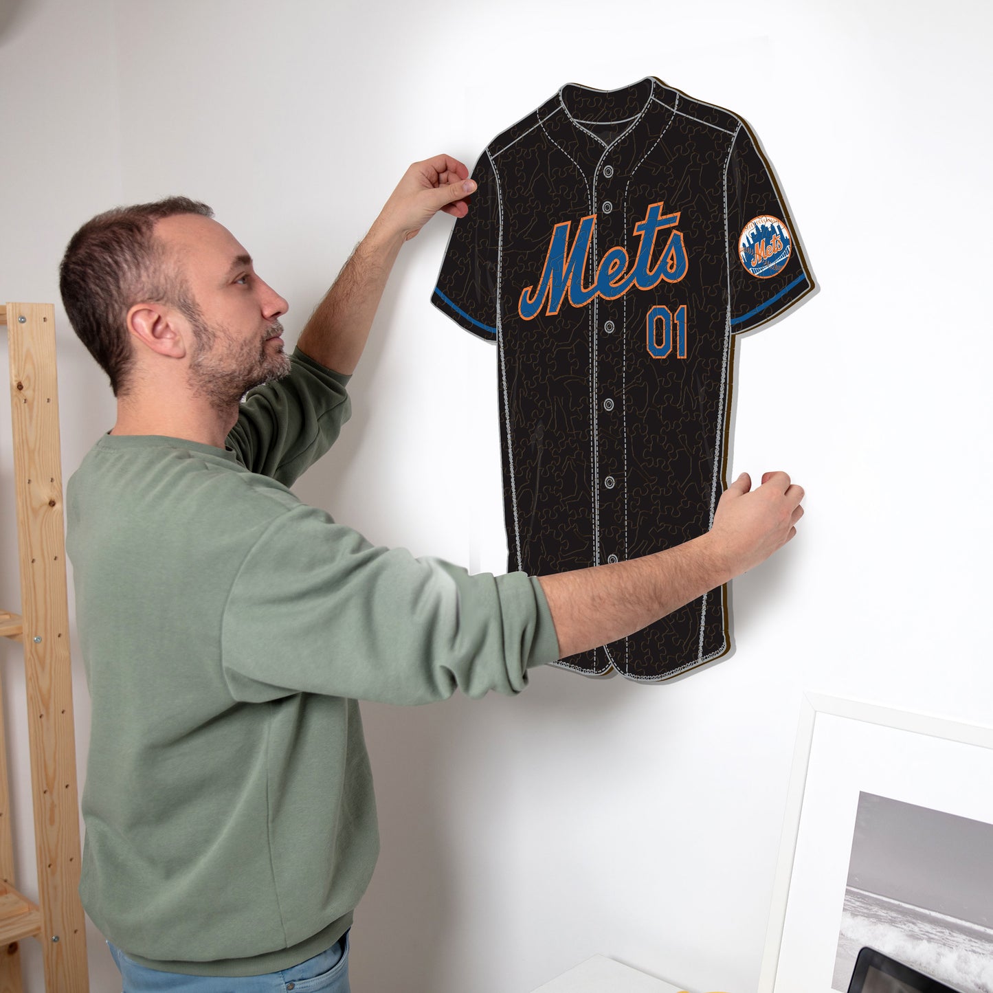 New York Mets™ Jersey Wooden Puzzle