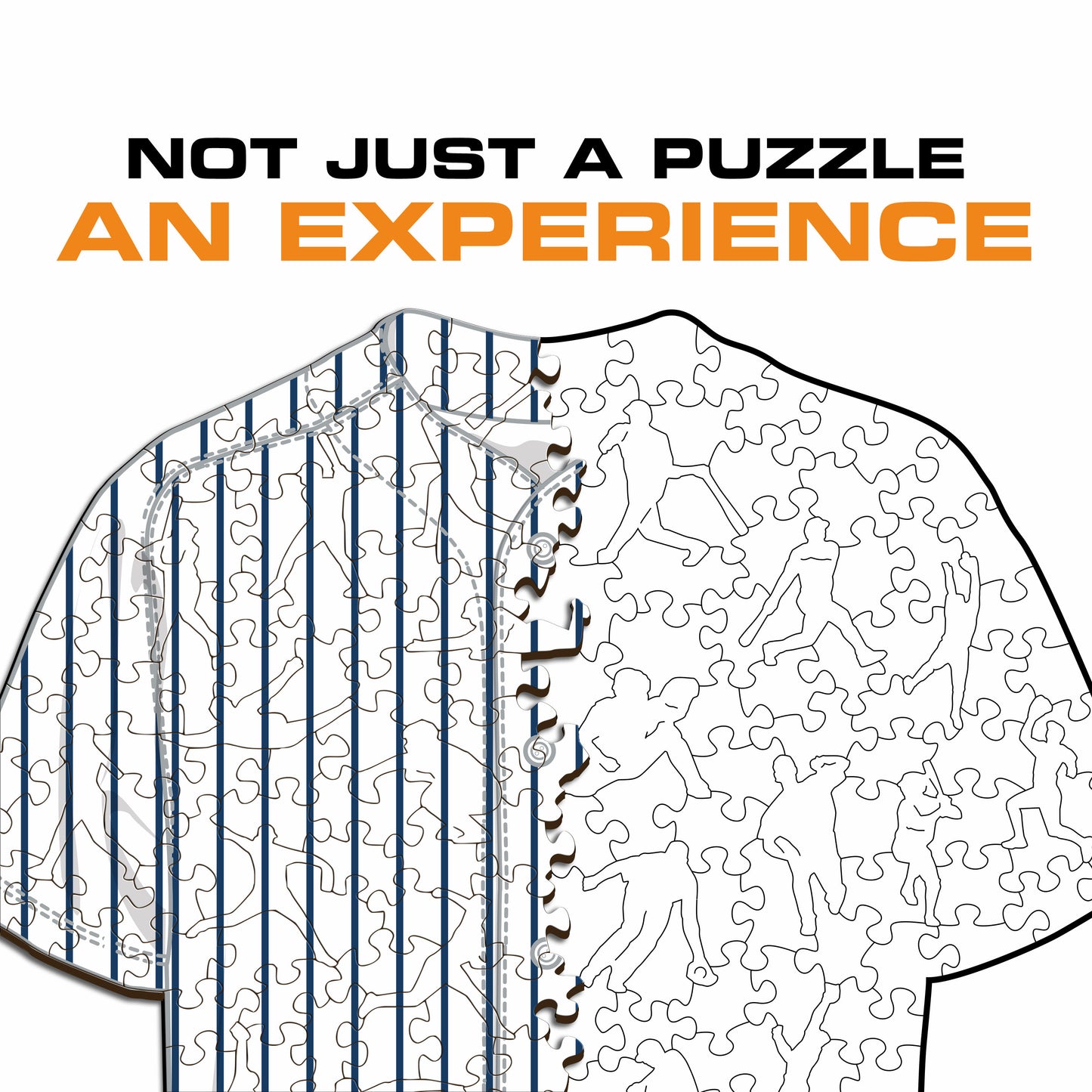 New York Yankees™ - Quebra-cabeça de madeira 