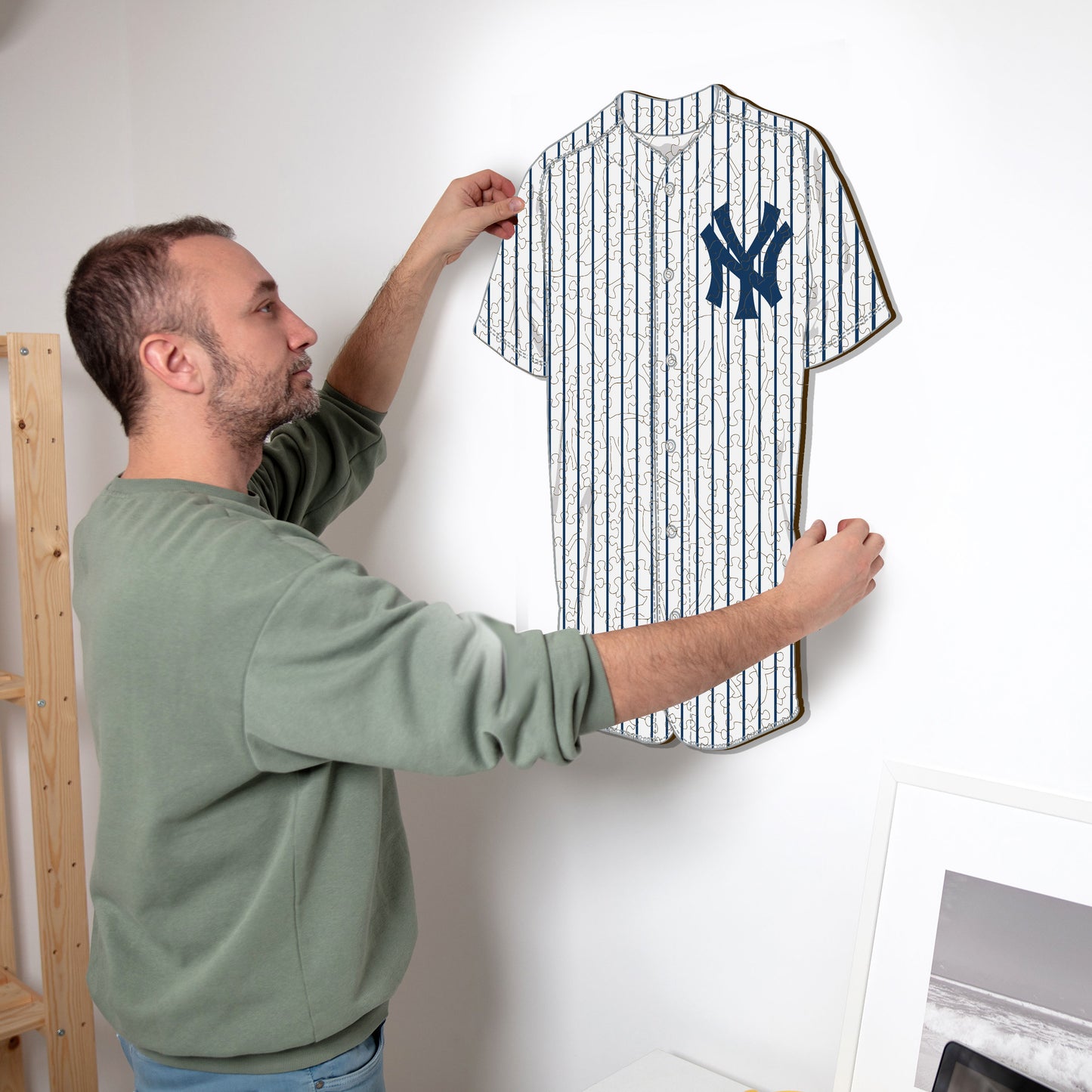 New York Yankees™ - Quebra-cabeça de madeira 