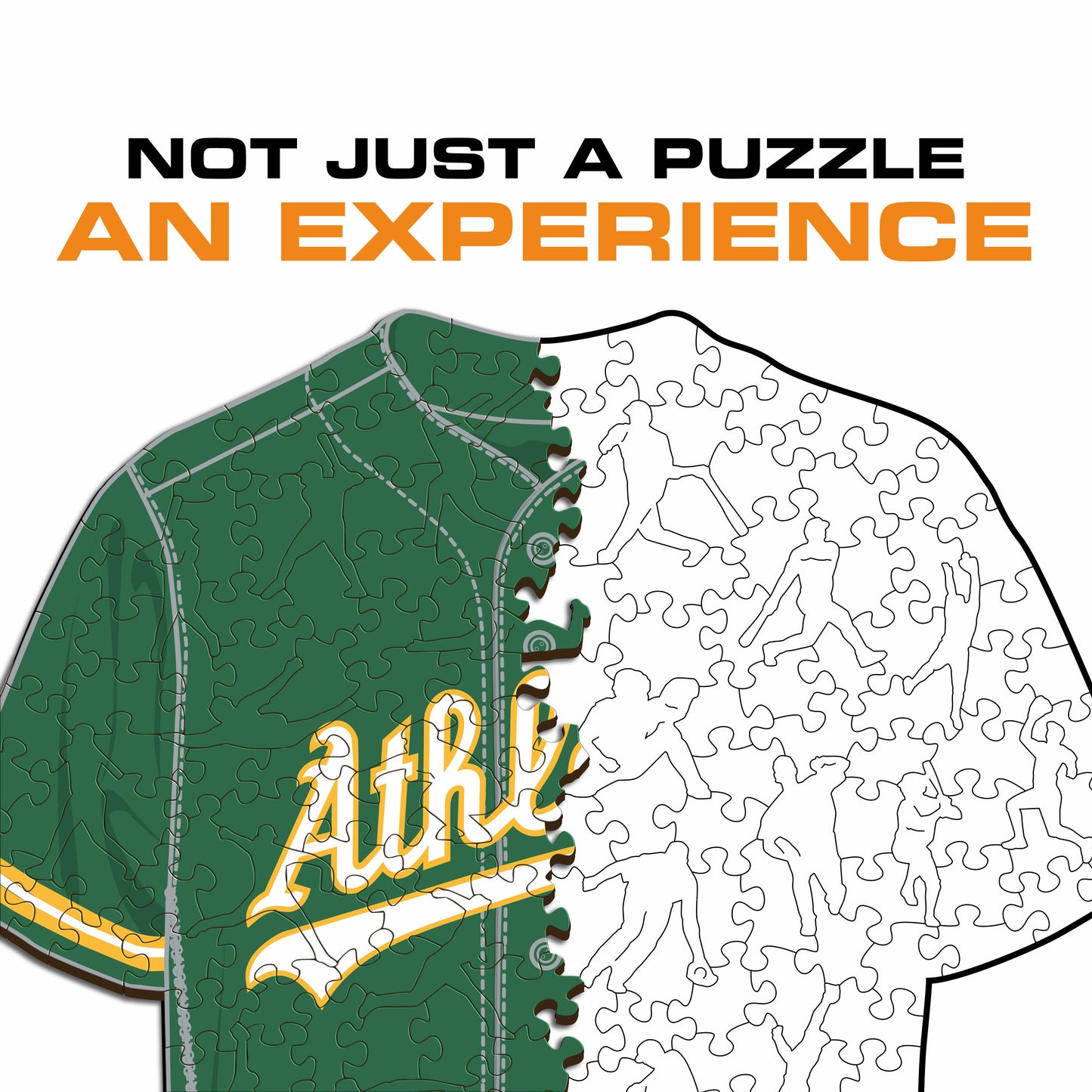 Athletics™ Jersey Wooden Puzzle