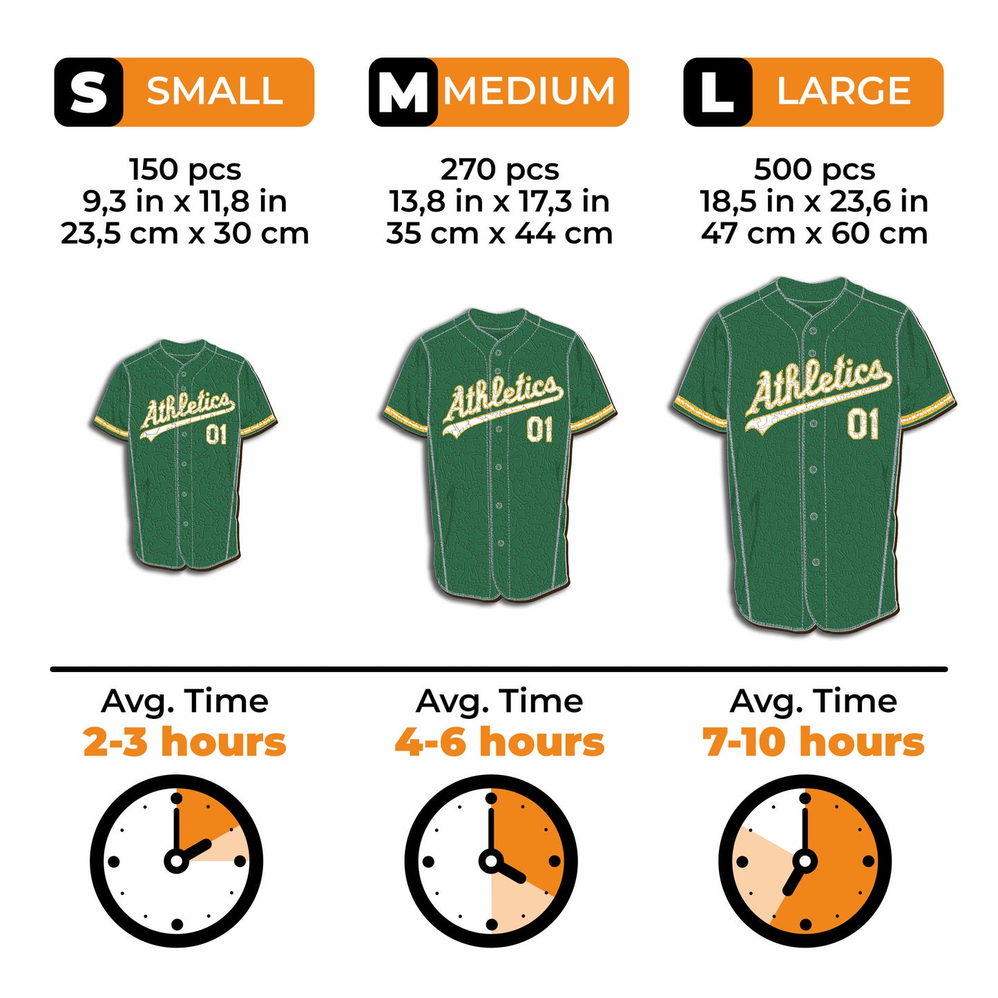 Athletics™ Jersey Wooden Puzzle