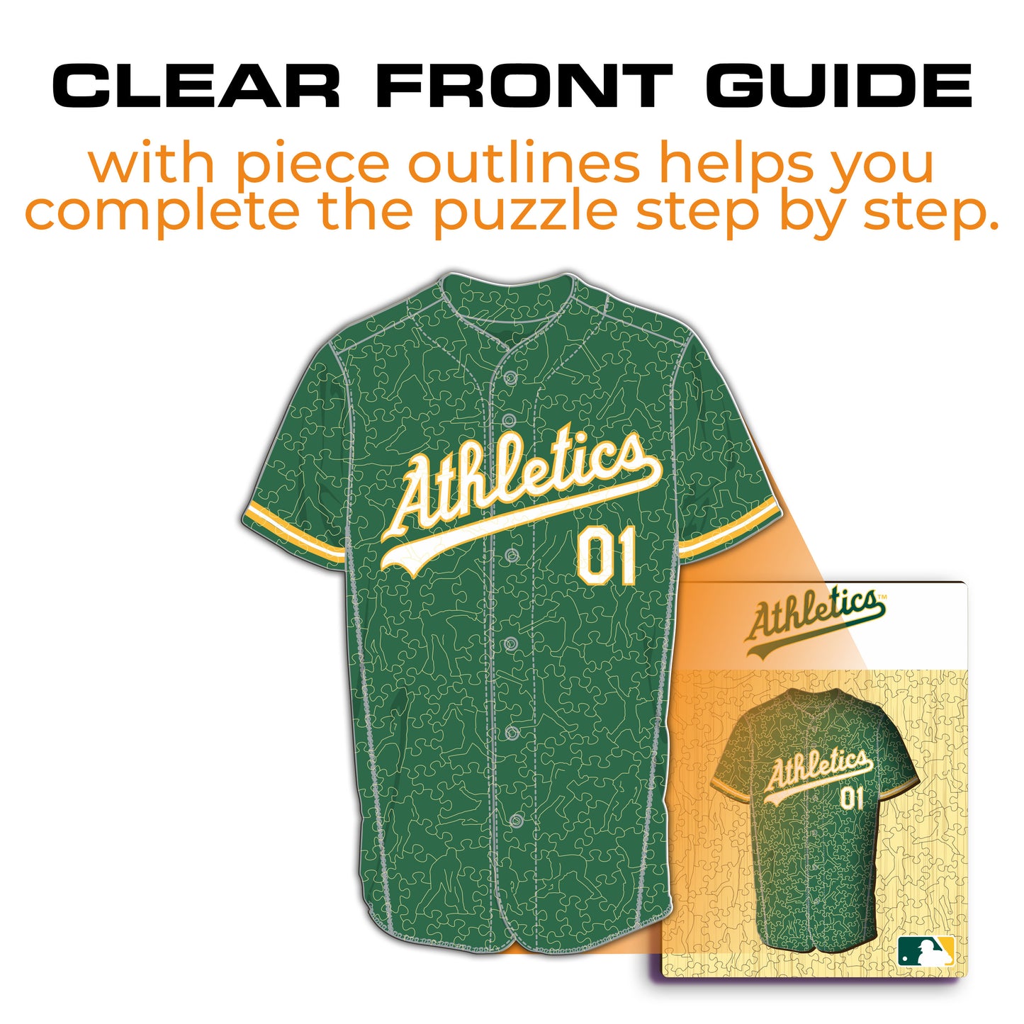 Athletics™ Jersey Wooden Puzzle