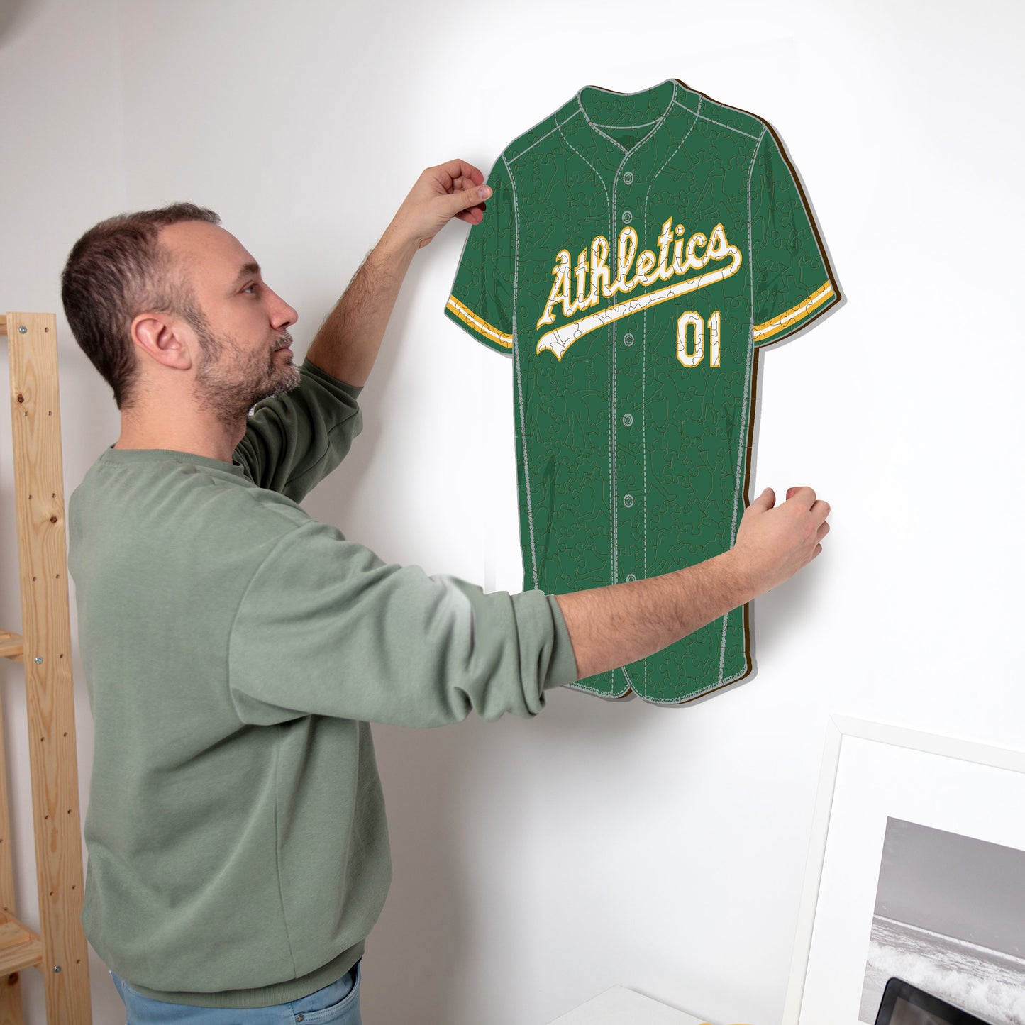 Athletics™ Jersey Wooden Puzzle
