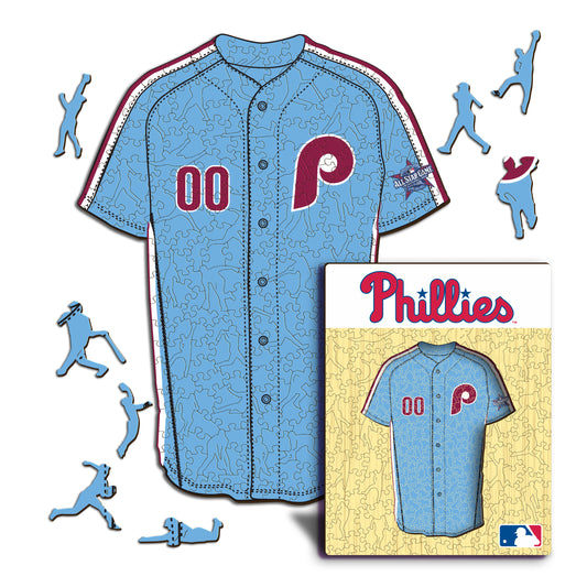Philadelphia Phillies™ Jersey Wooden Puzzle