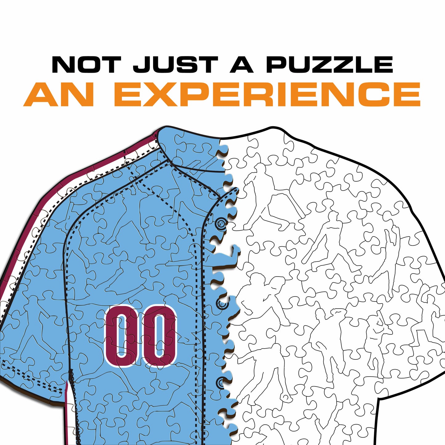 Philadelphia Phillies™ Jersey Wooden Puzzle
