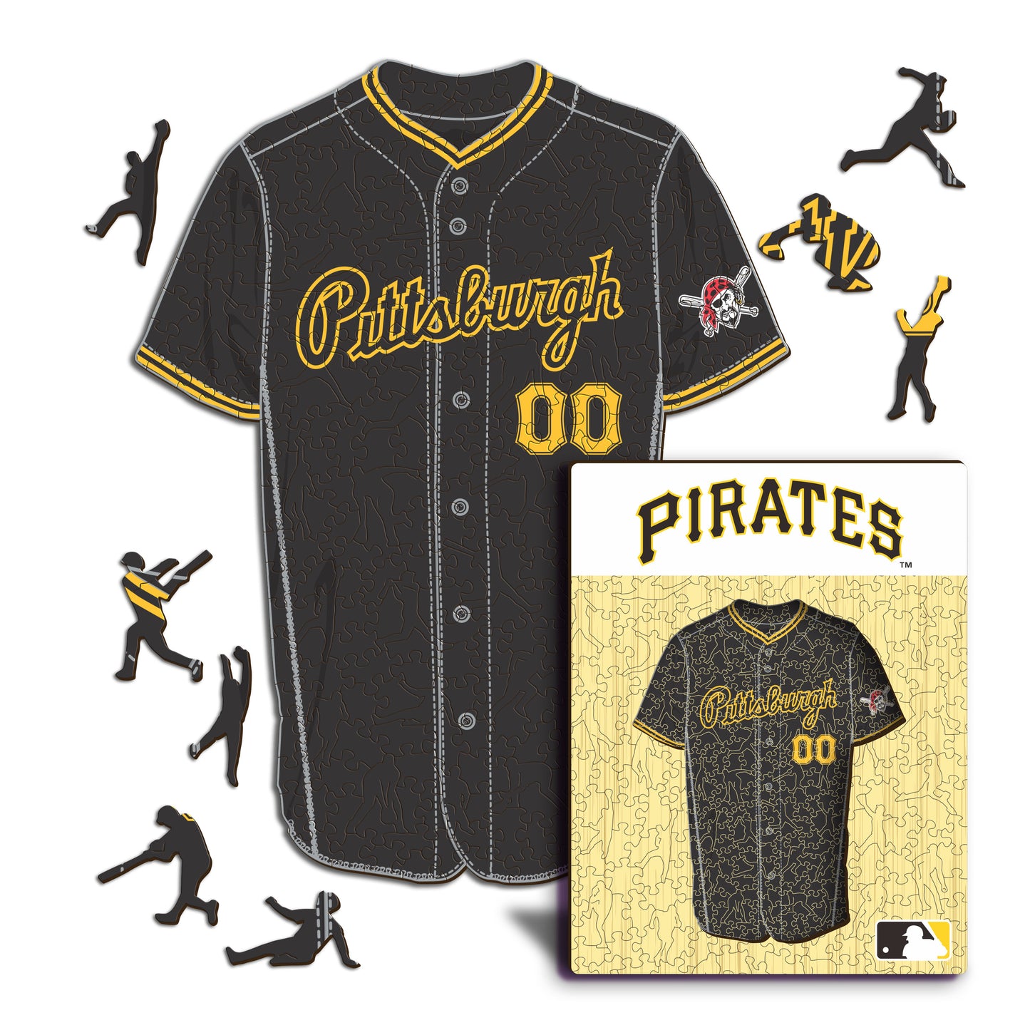 Pittsburgh Pirates™ Jersey Wooden Puzzle