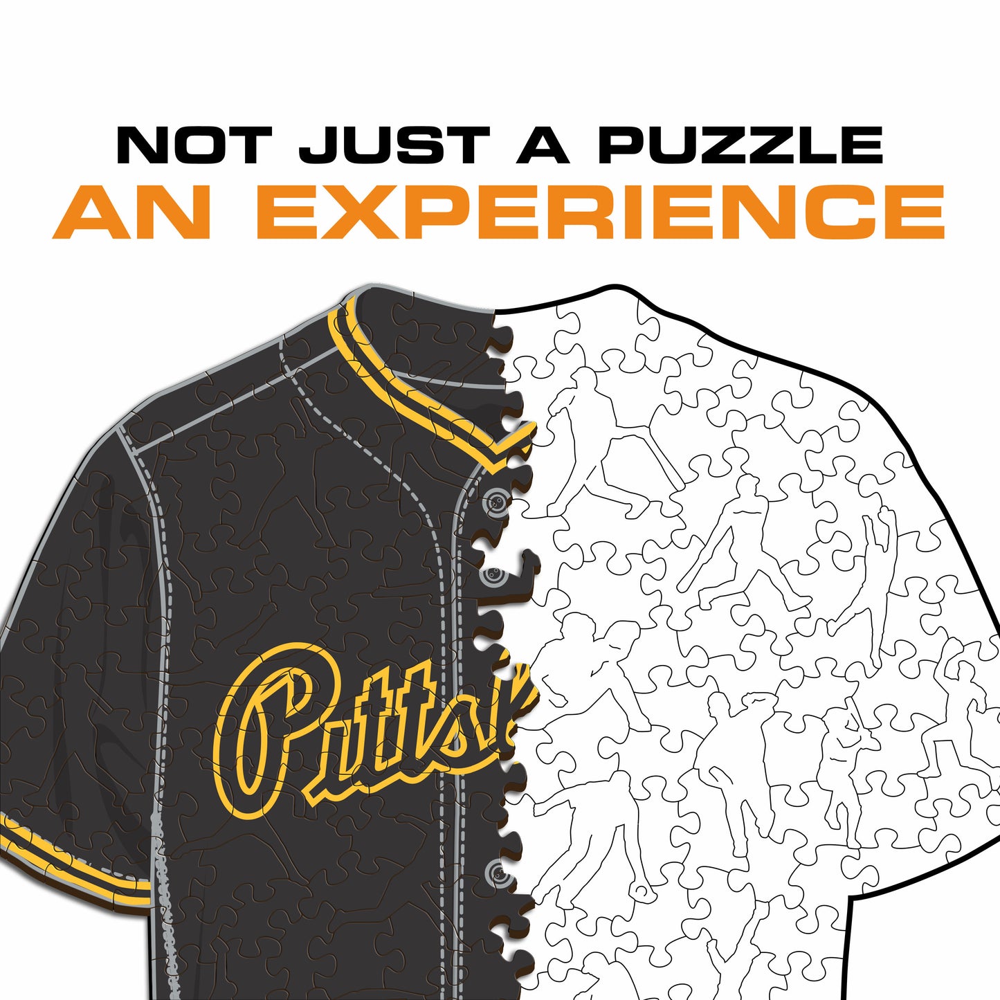 Pittsburgh Pirates™ Jersey Wooden Puzzle
