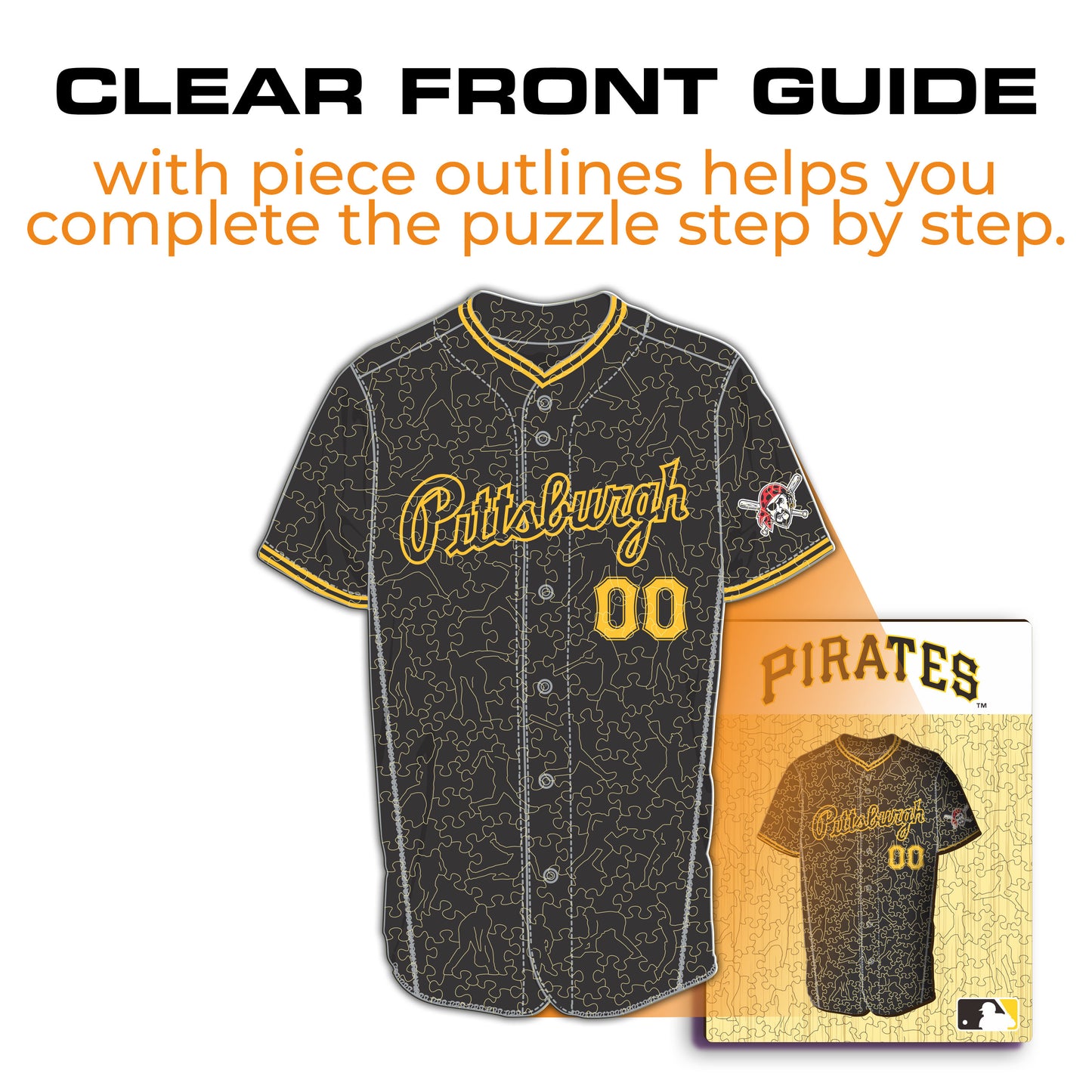 Pittsburgh Pirates™ Jersey Wooden Puzzle
