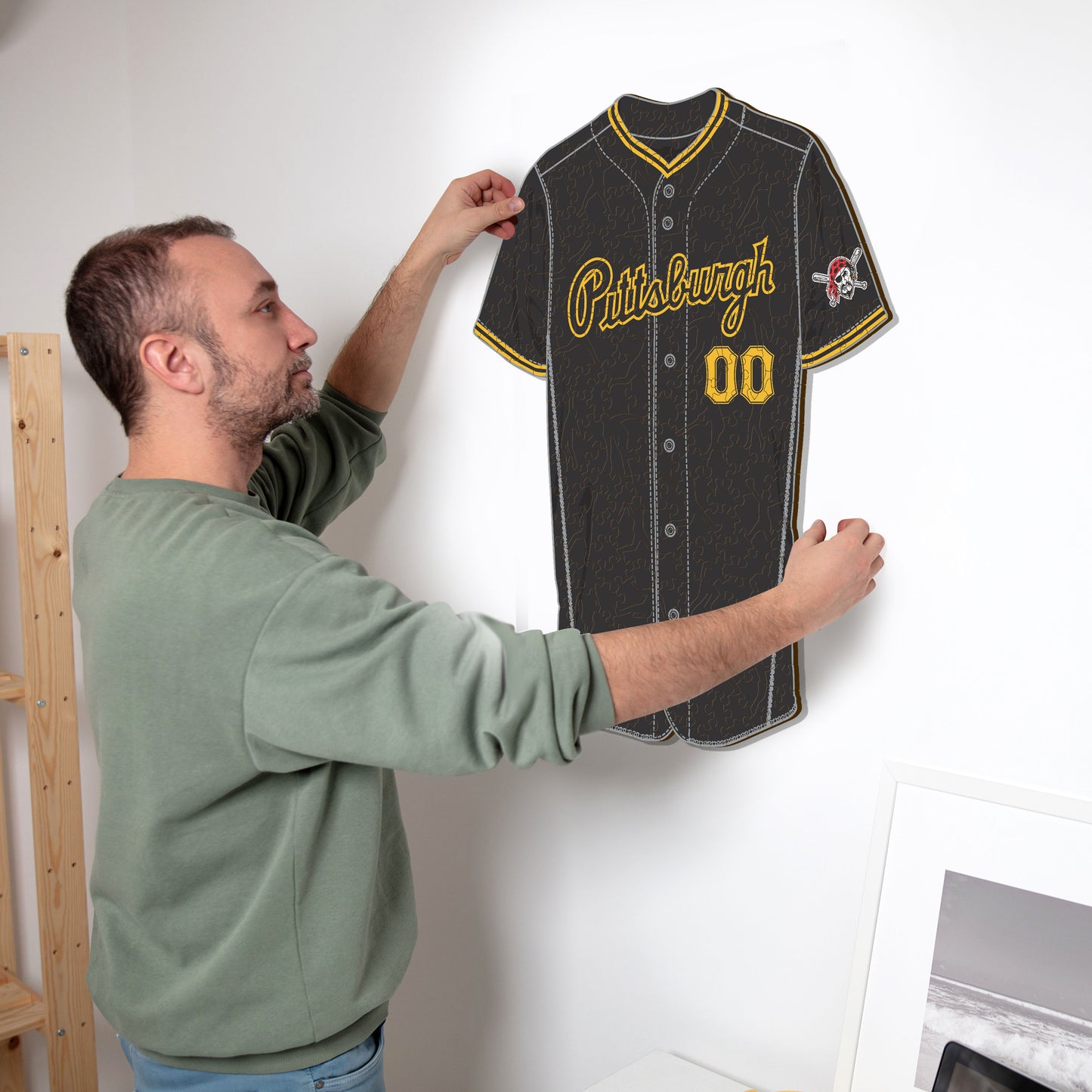 Pittsburgh Pirates™ Jersey Wooden Puzzle