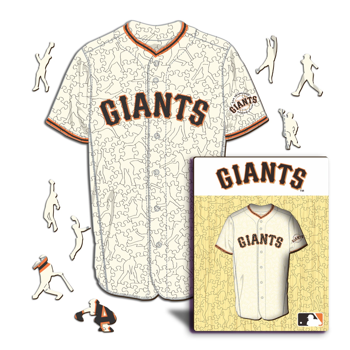 San Francisco Giants™ - Quebra-cabeça de madeira 