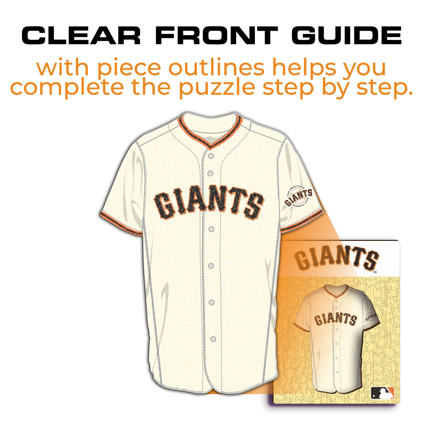 San Francisco Giants™ - Quebra-cabeça de madeira 