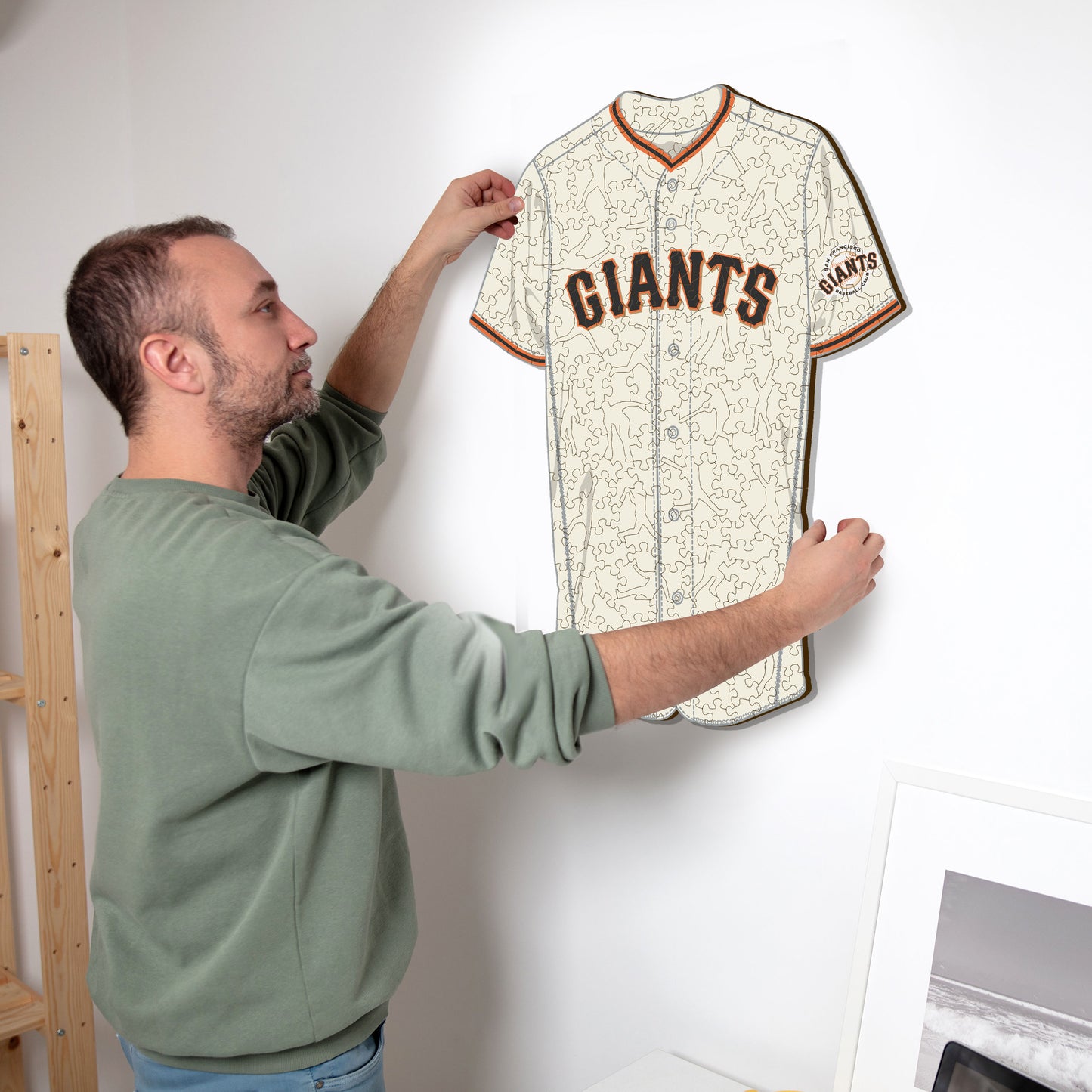 San Francisco Giants™ - Quebra-cabeça de madeira 