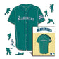Seattle Mariners™ - Quebra-cabeça de madeira 