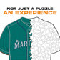 Seattle Mariners™ - Quebra-cabeça de madeira 