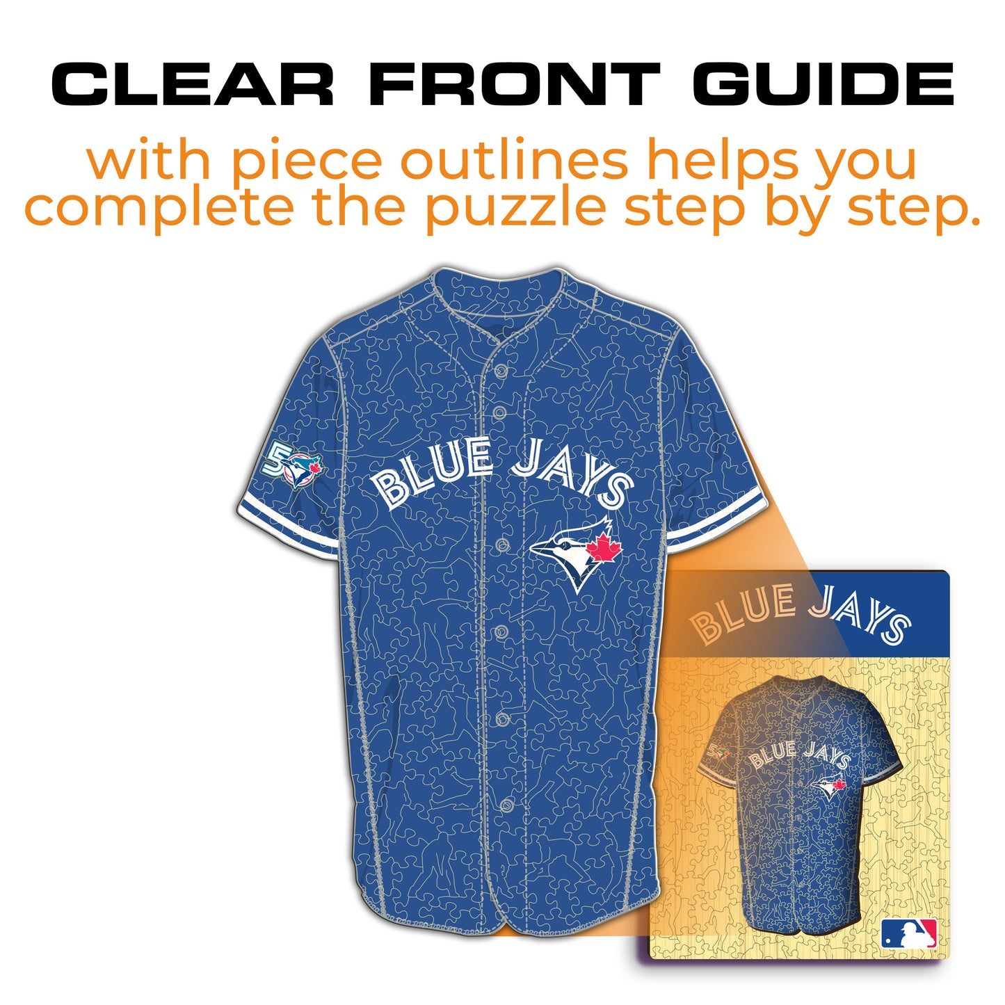 Toronto Blue Jays™ Jersey Wooden Puzzle