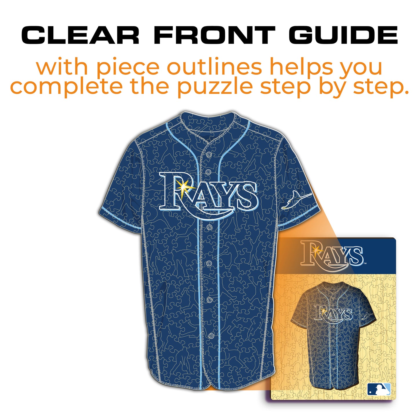 Tampa Bay Rays™ Jersey Wooden Puzzle