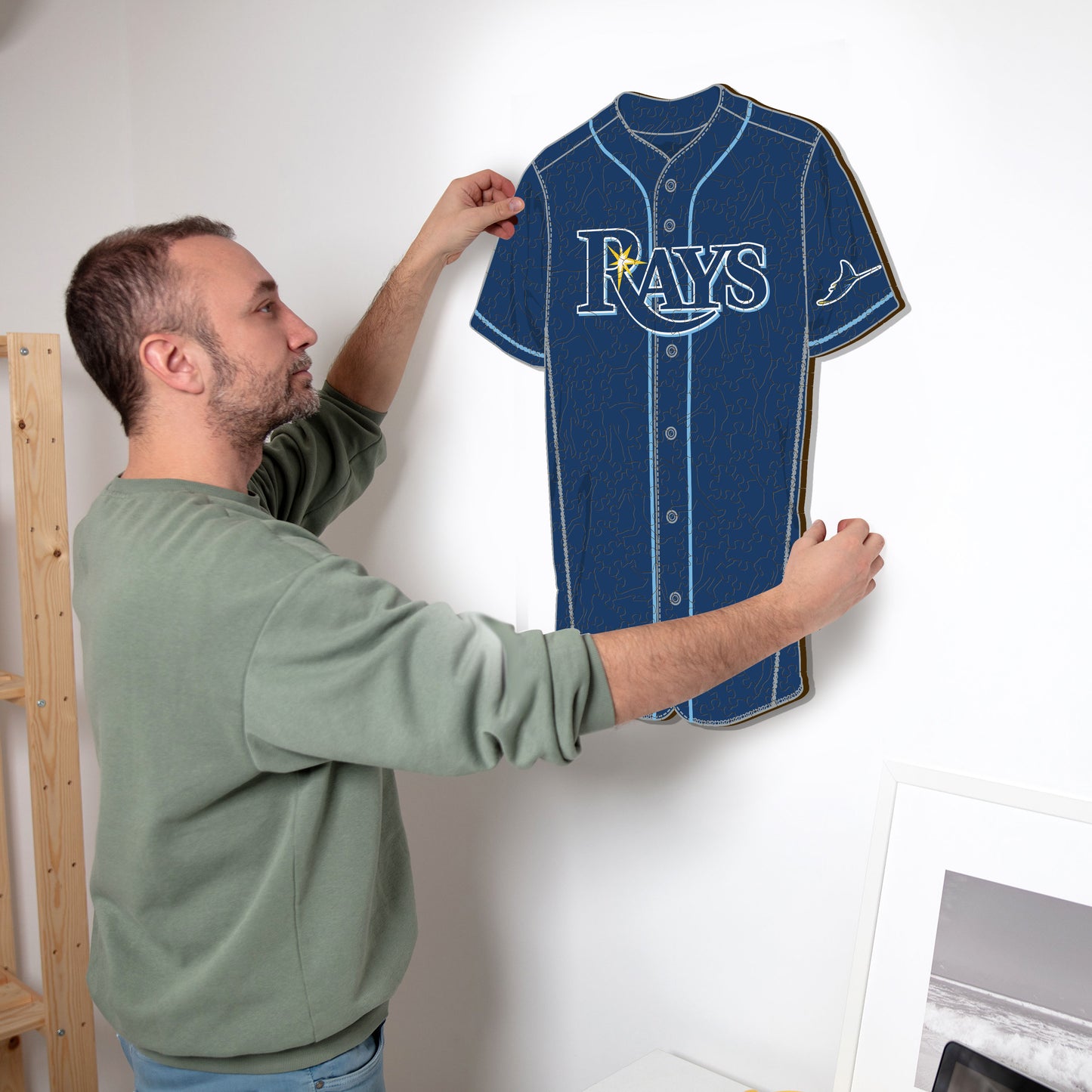 Tampa Bay Rays™ Jersey Wooden Puzzle