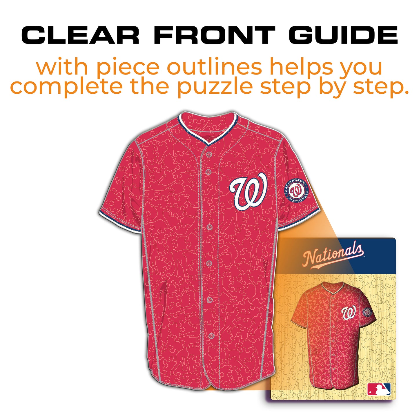 Washington Nationals™ Jersey Wooden Puzzle