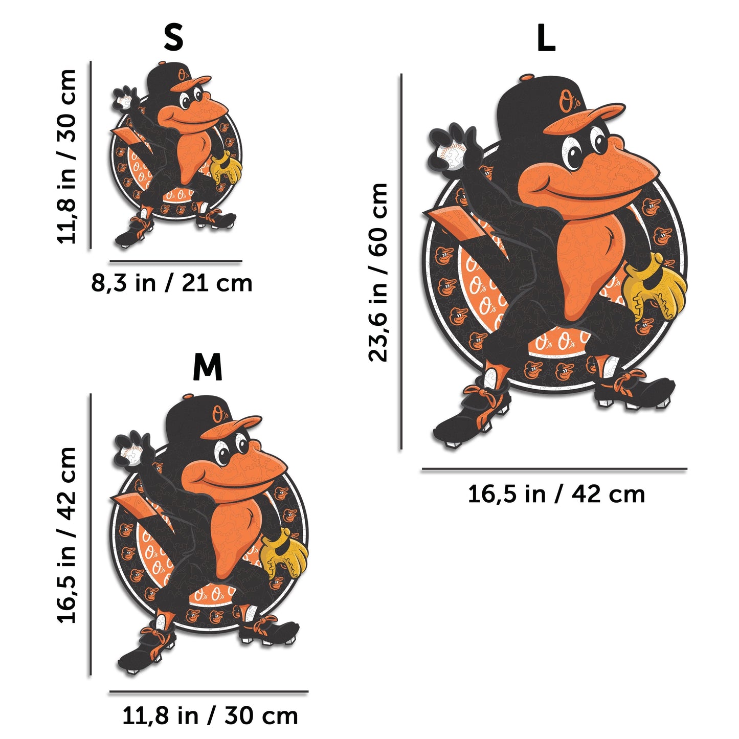 2 PACK Baltimore Orioles™ Ball + Mascot