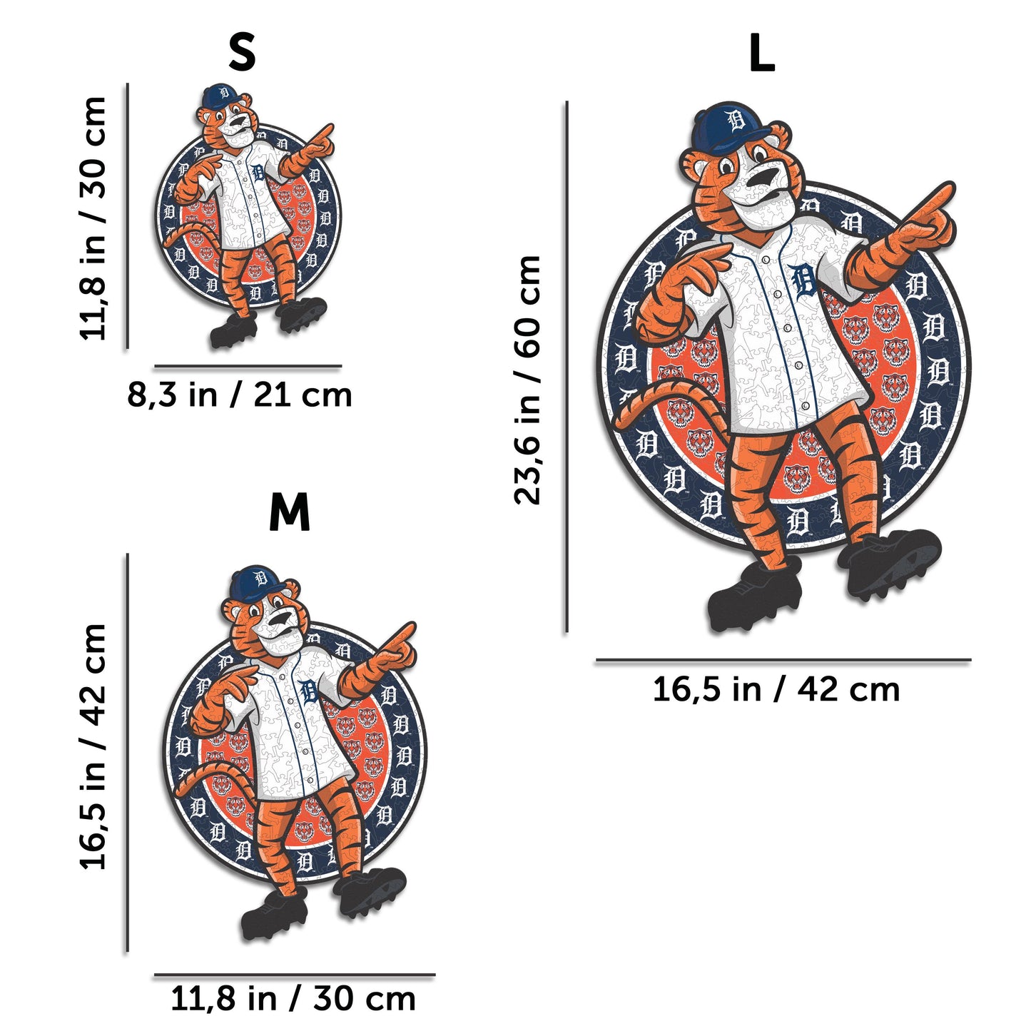 2 PACK Detroit Tigers™ Baseball + Mascot