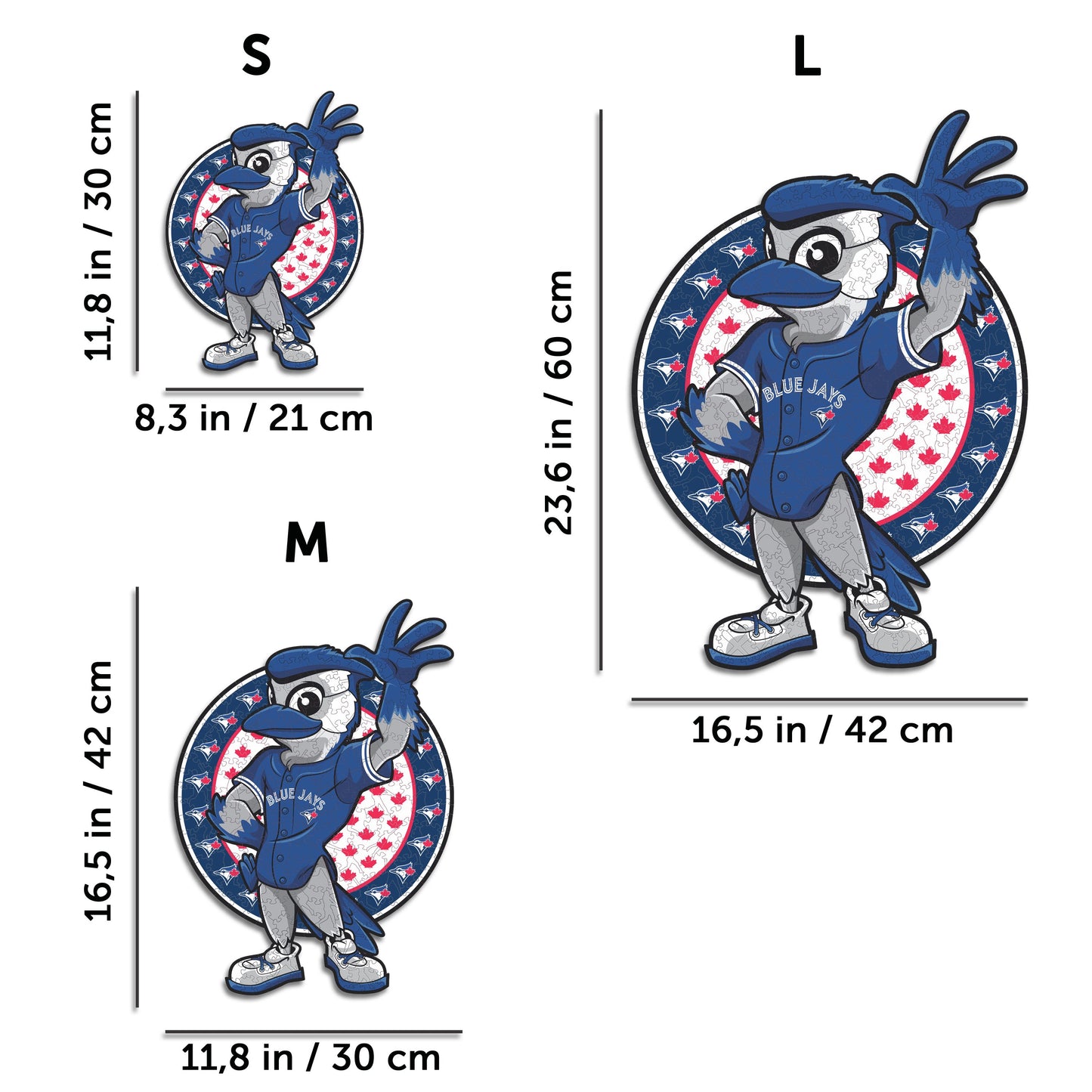 2 PACK Toronto Blue Jays™ Primary Logo + Mascot