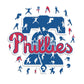 2 PACK Philadelphia Phillies™ Primary Logo + Mascot