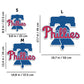 2 PACK Philadelphia Phillies™ Primary Logo + Mascot