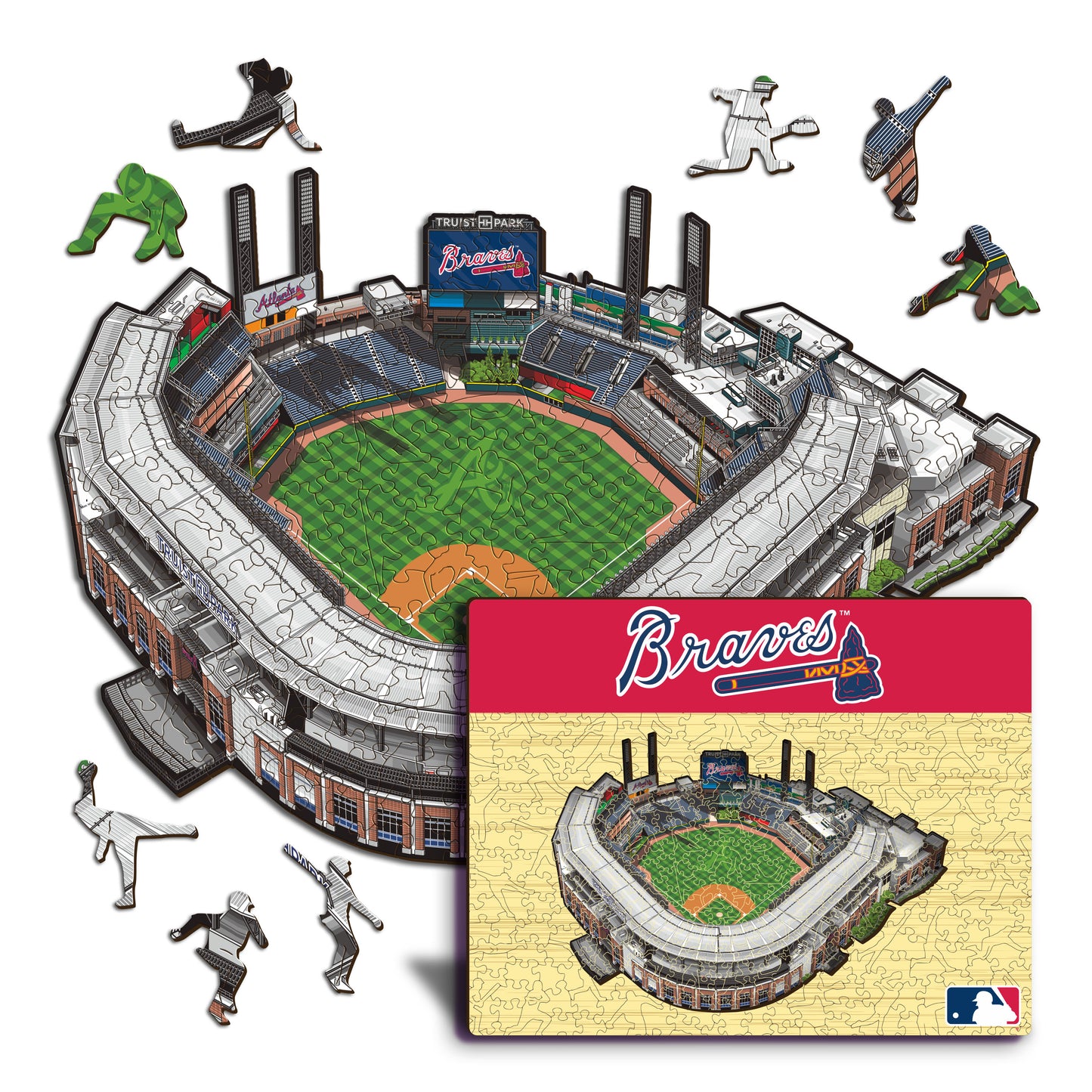 Atlanta Braves™ Truist Park Wooden Puzzle