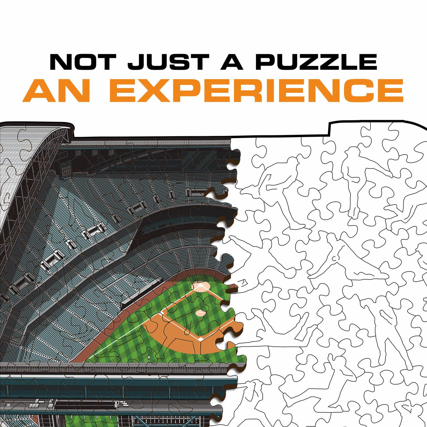 Arizona Diamondbacks™ Chase Field Wooden Puzzle