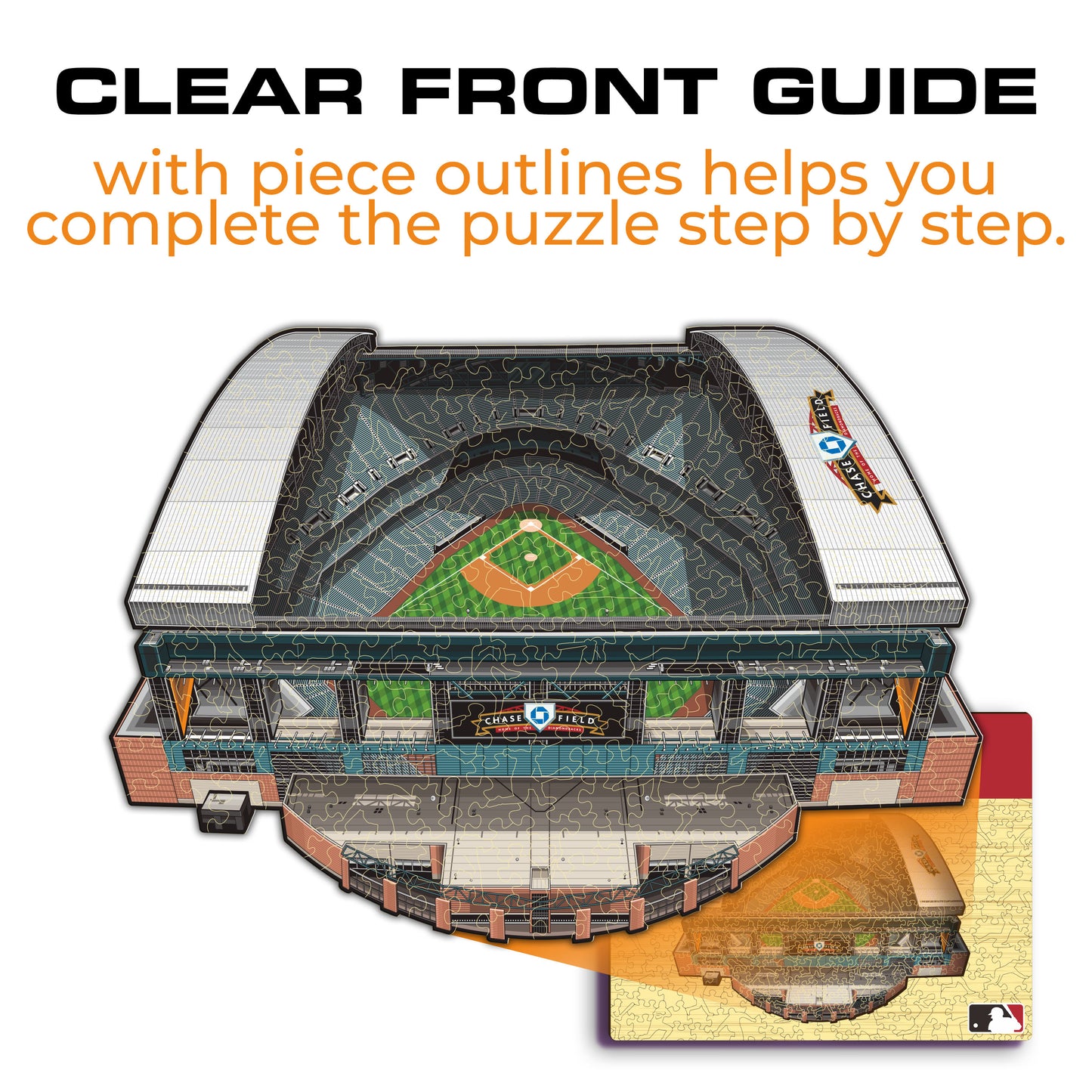 Arizona Diamondbacks™ Chase Field Wooden Puzzle