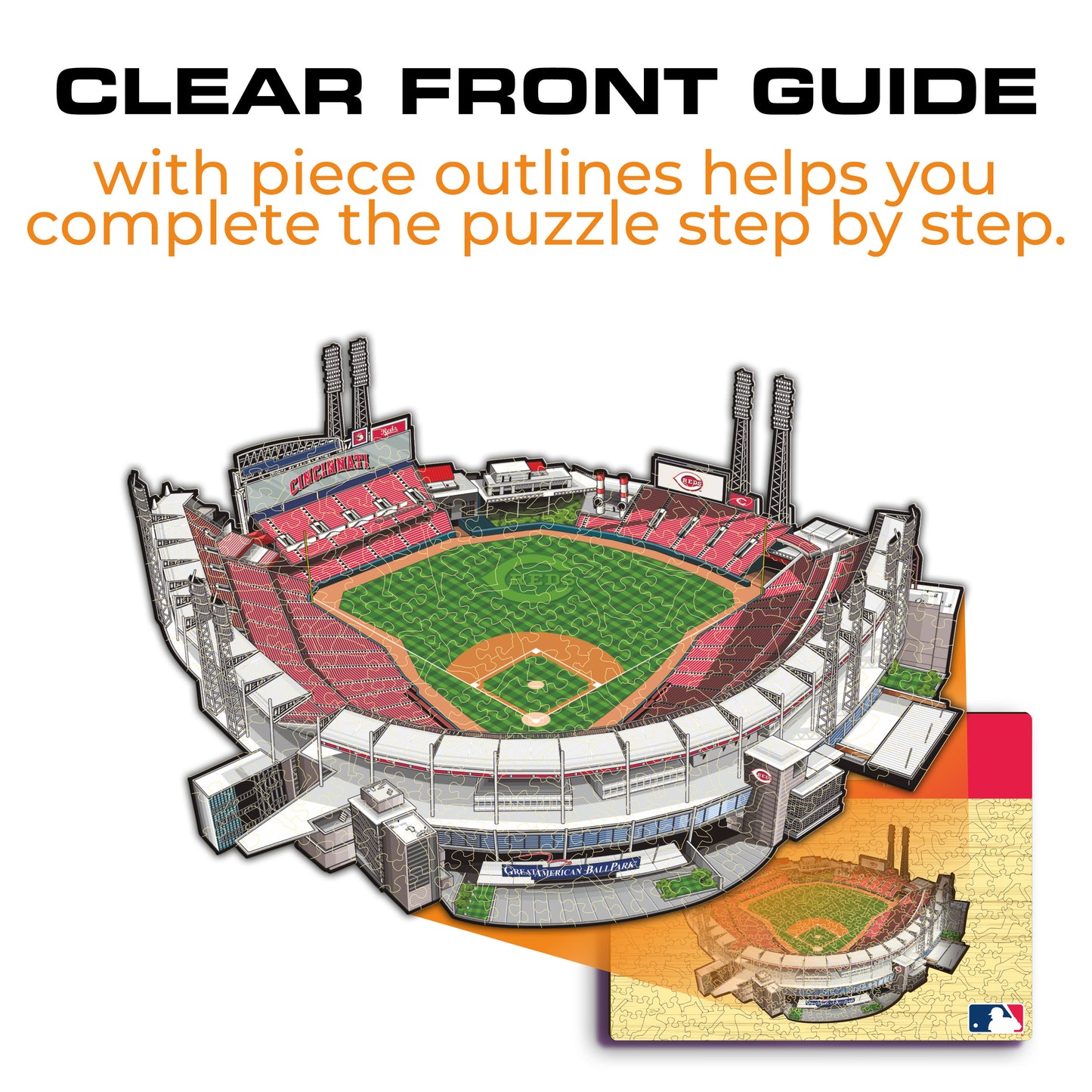 Cincinnati Reds™ Great American Ball Park Wooden Puzzle