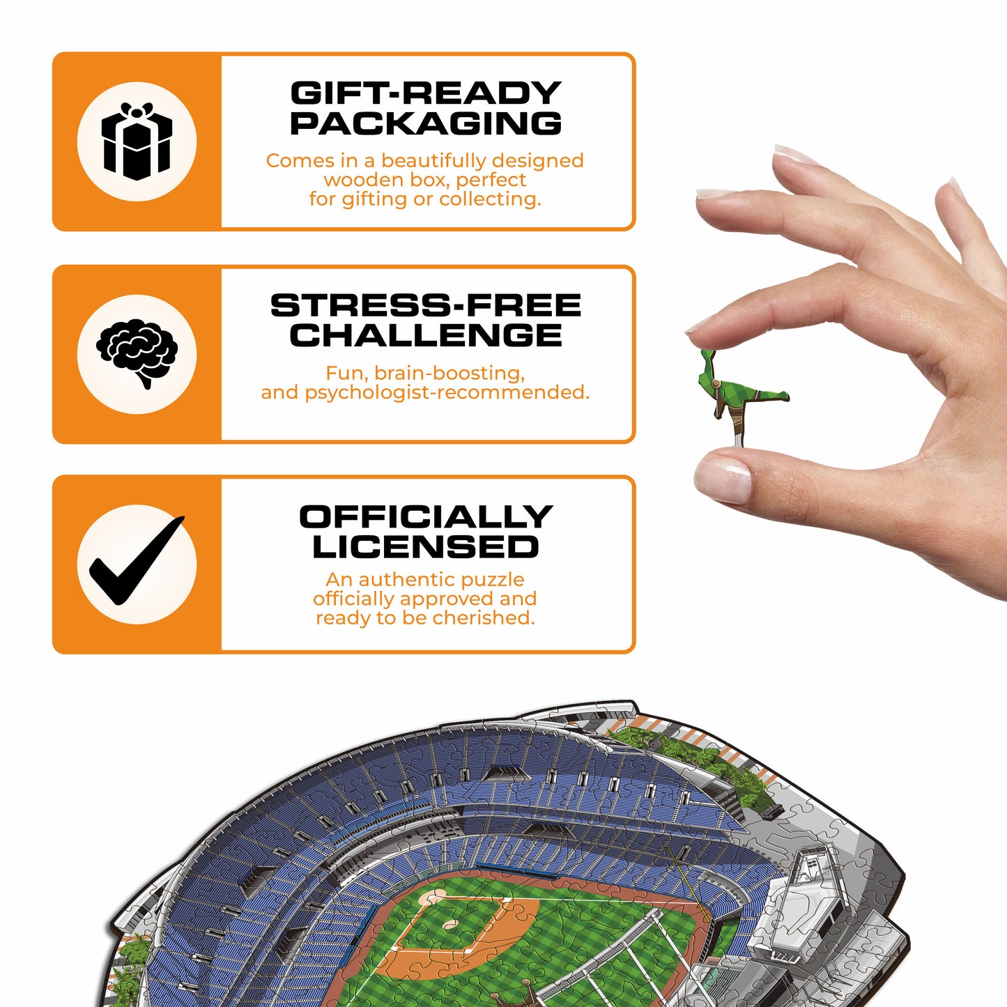 Kansas City Royals™ Kauffman Stadium Wooden Puzzle