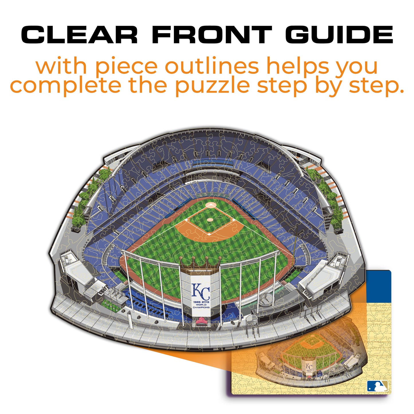Kansas City Royals™ Kauffman Stadium Wooden Puzzle