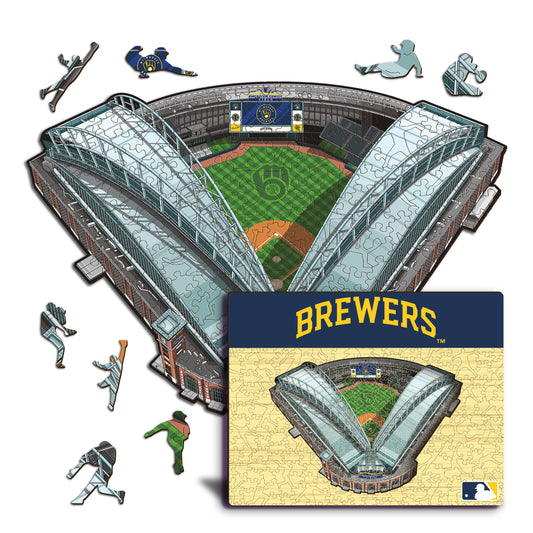 Milwaukee Brewers™ American Family Field Wooden Puzzle