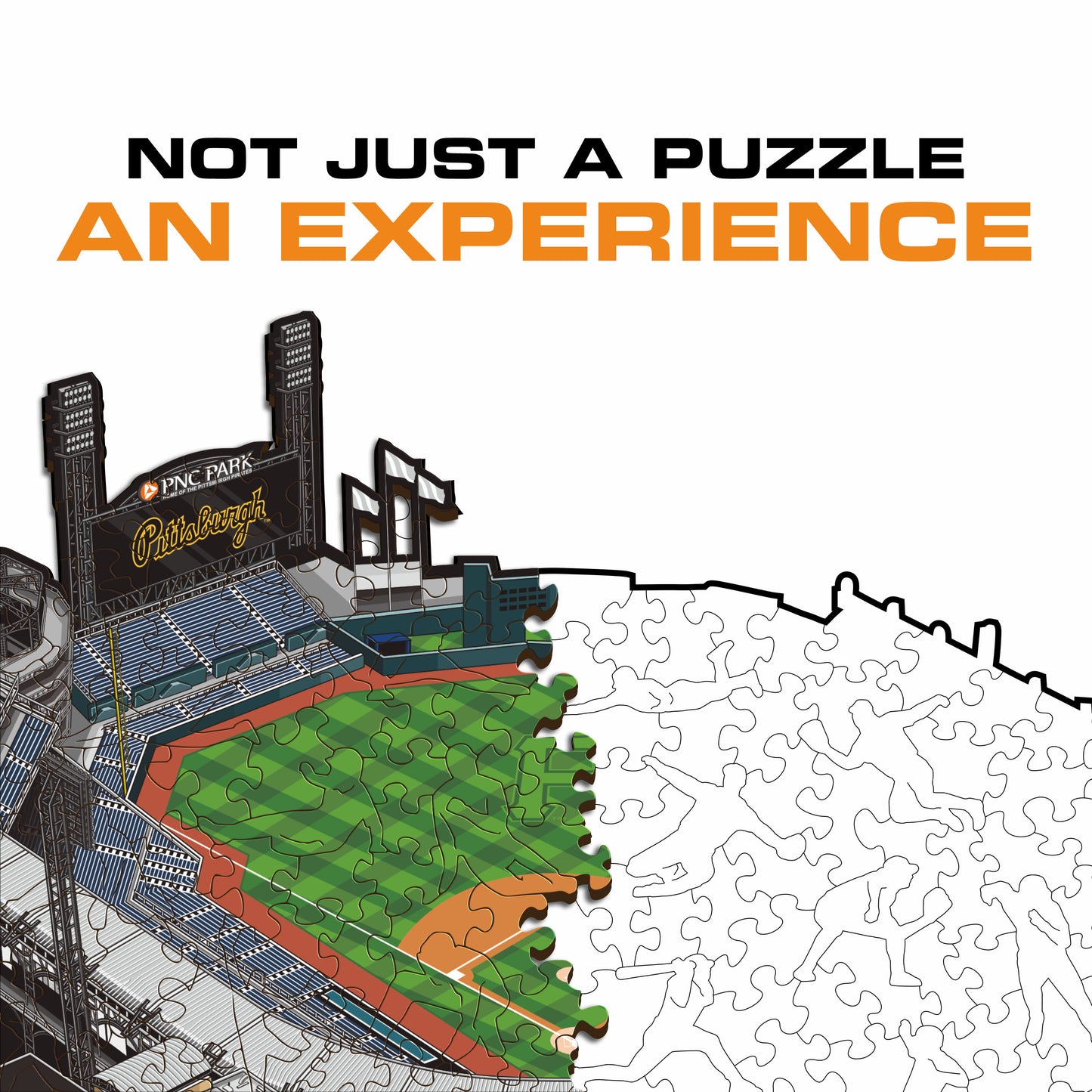 Pittsburgh Pirates™ PNC Park Wooden Puzzle