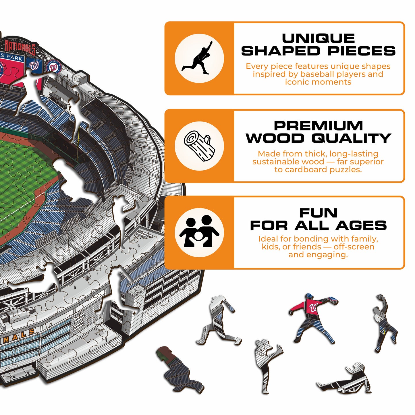 Washington Nationals™ Nationals Park Wooden Puzzle