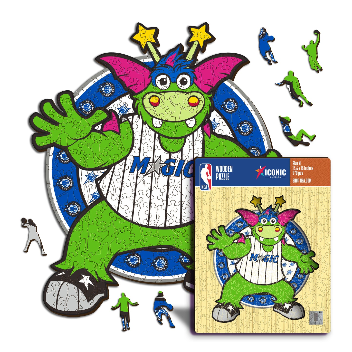Orlando Magic™ Mascot - Wooden Puzzle