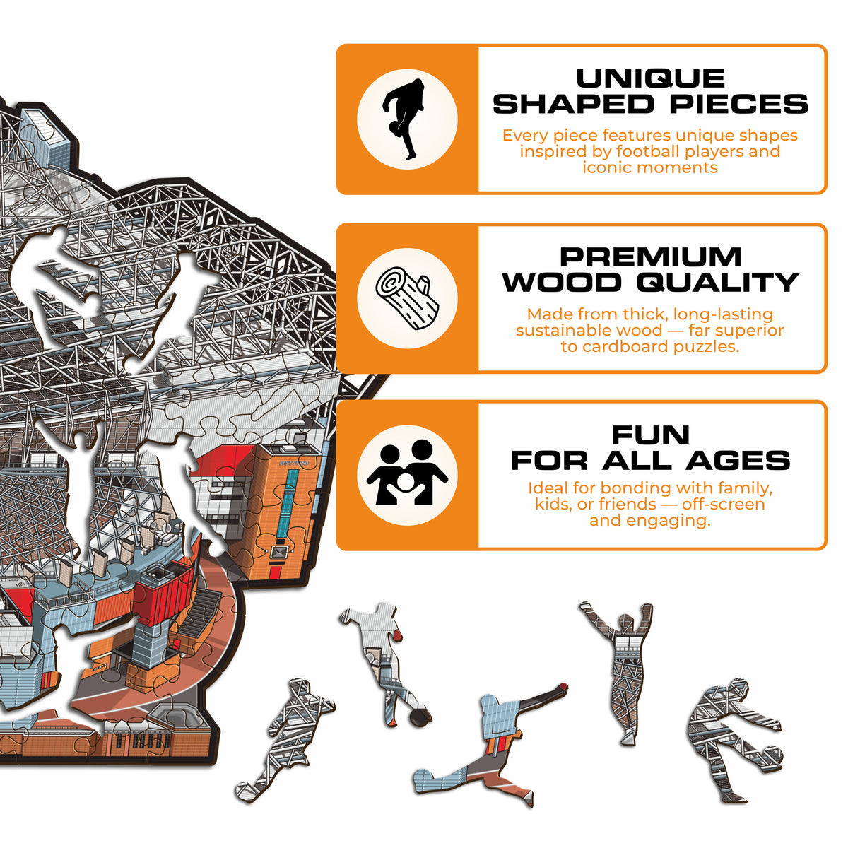 Manchester United FC® Old Trafford Wooden Puzzle