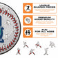 Seattle Mariners™ - Quebra-cabeça de madeira 